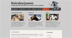 Desktop Screenshot of koirakorjaamo.com