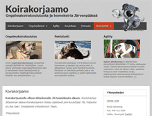 Tablet Screenshot of koirakorjaamo.com